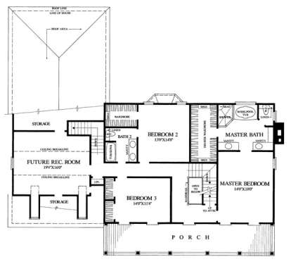 Floorplan 2 for House Plan #7922-00078