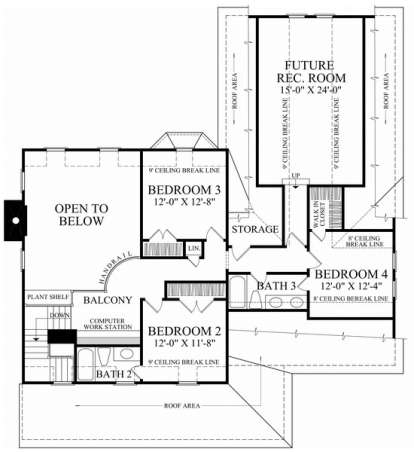 Floorplan 2 for House Plan #7922-00079