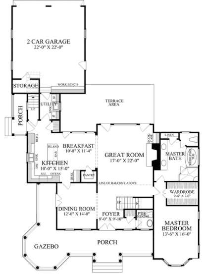 House Plan House Plan #14888 Drawing 1