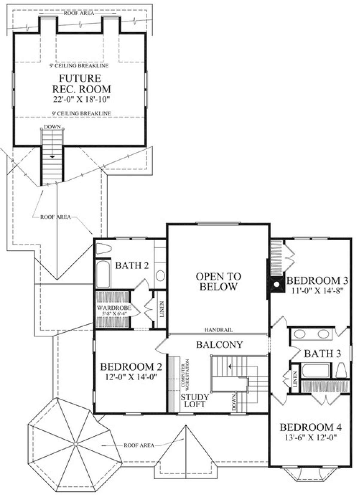 Floorplan 2 for House Plan #7922-00081