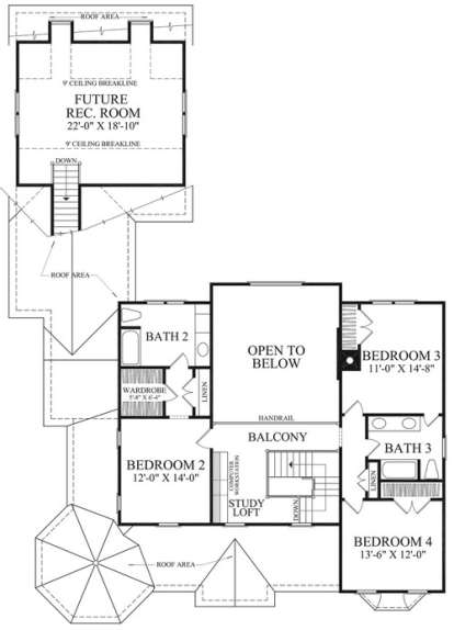 Floorplan 2 for House Plan #7922-00081