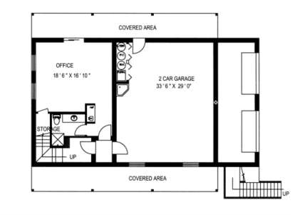 First Floor for House Plan #039-00206