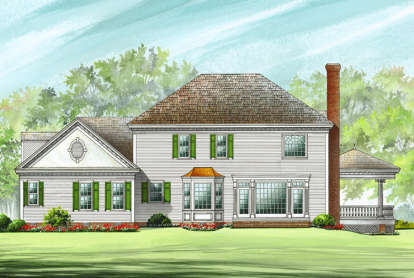 Classical House Plan #7922-00083 Elevation Photo