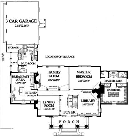 Floorplan 1 for House Plan #7922-00084