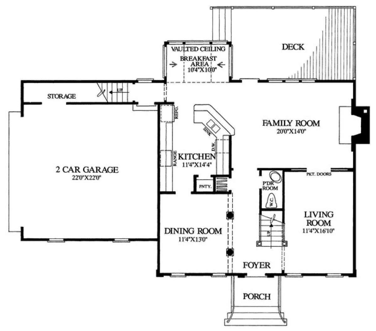 Floorplan 1 for House Plan #7922-00085