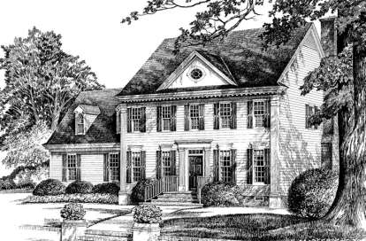 Georgian House Plan #7922-00085 Additional Photo
