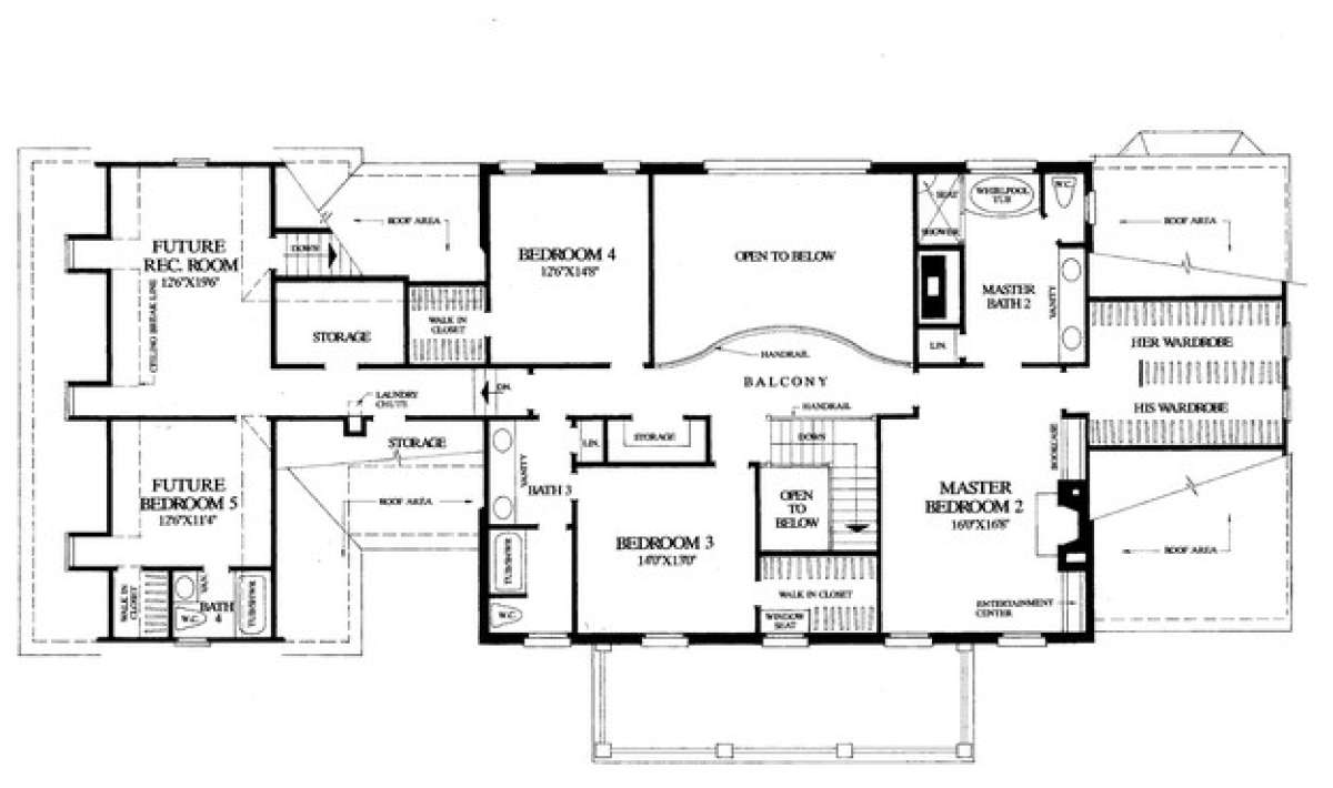 Floorplan 2 for House Plan #7922-00088