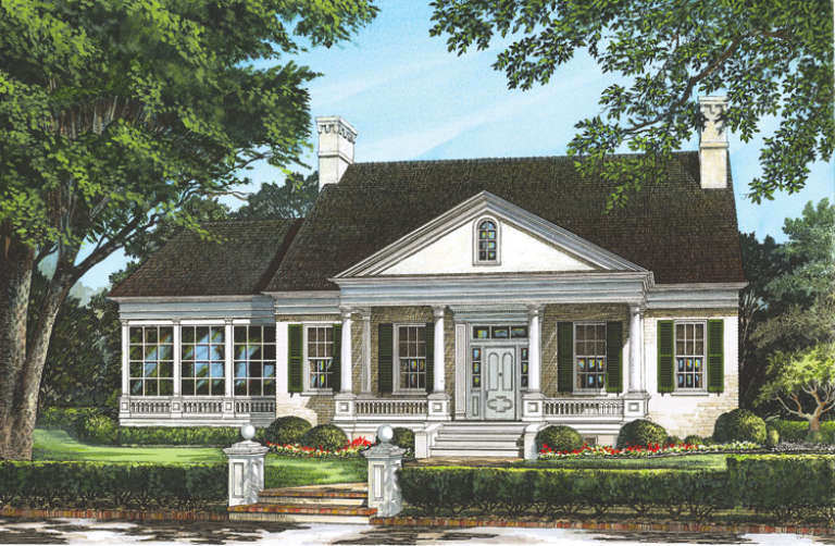 Traditional House Plan #7922-00089 Elevation Photo