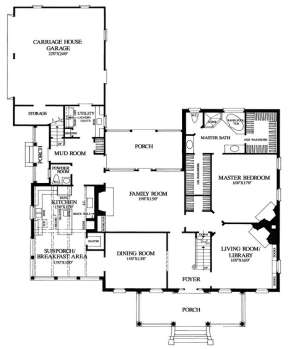 Floorplan 1 for House Plan #7922-00089