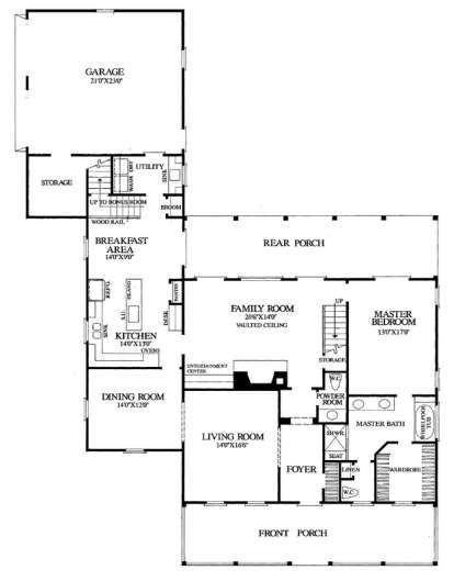 Floorplan 1 for House Plan #7922-00090