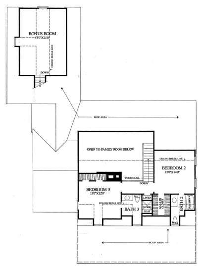Floorplan 2 for House Plan #7922-00090