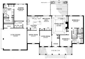 Floorplan 1 for House Plan #7922-00091