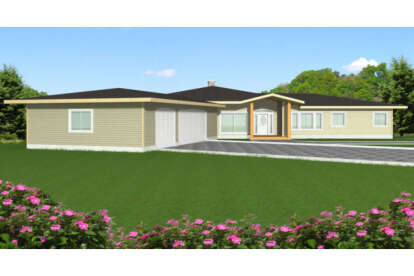 Northwest House Plan #039-00207 Elevation Photo