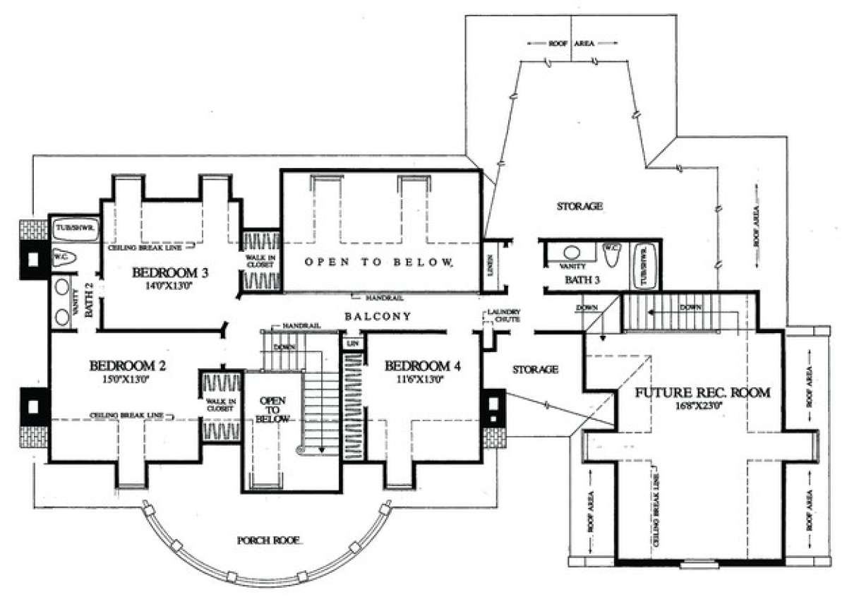 Floorplan 2 for House Plan #7922-00094