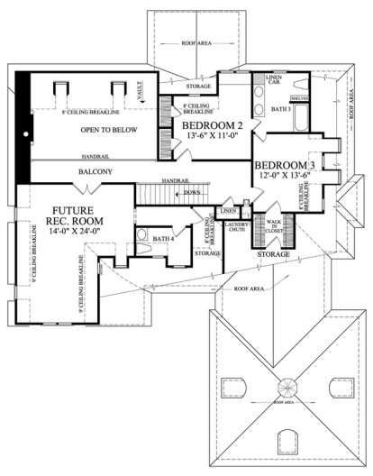 Floorplan 2 for House Plan #7922-00095