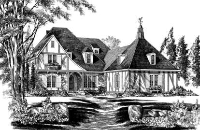 Tudor House Plan #7922-00095 Additional Photo