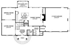 Floorplan 1 for House Plan #7922-00096