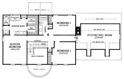 Floorplan 2 for House Plan #7922-00096