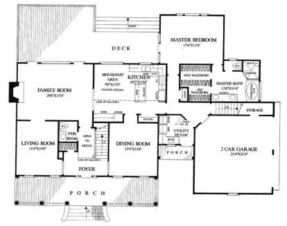 Floorplan 1 for House Plan #7922-00098