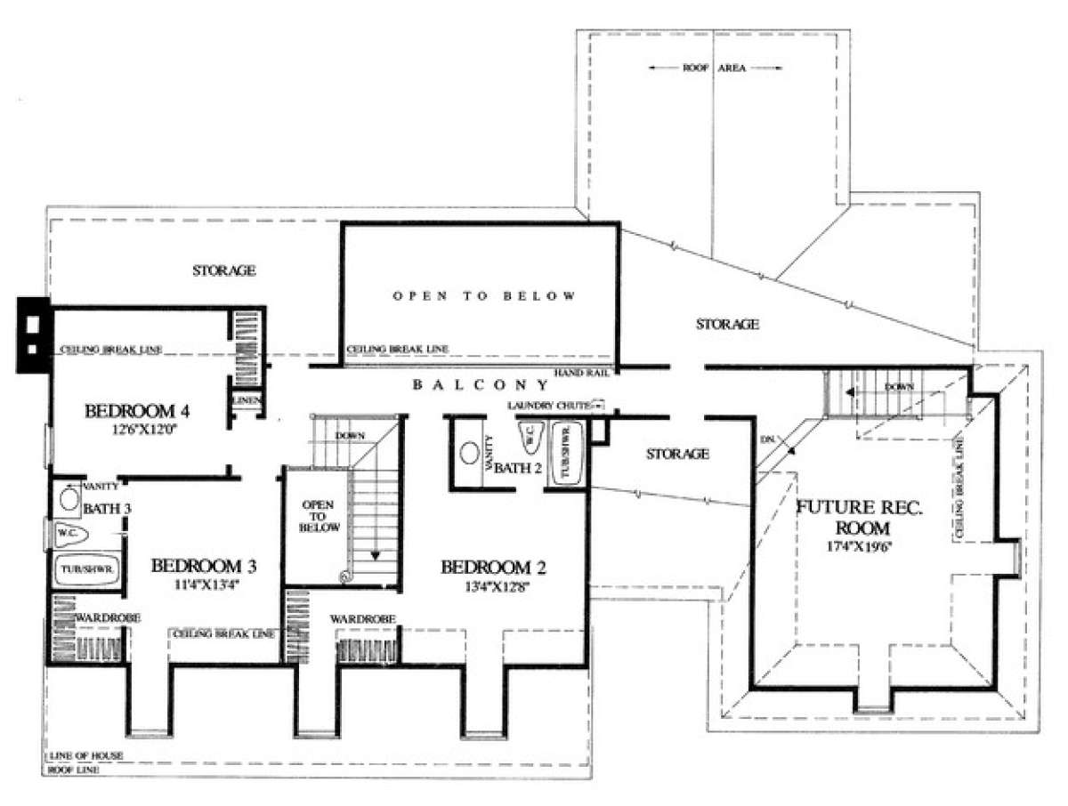 Floorplan 2 for House Plan #7922-00098