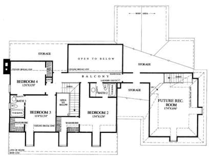 Floorplan 2 for House Plan #7922-00098