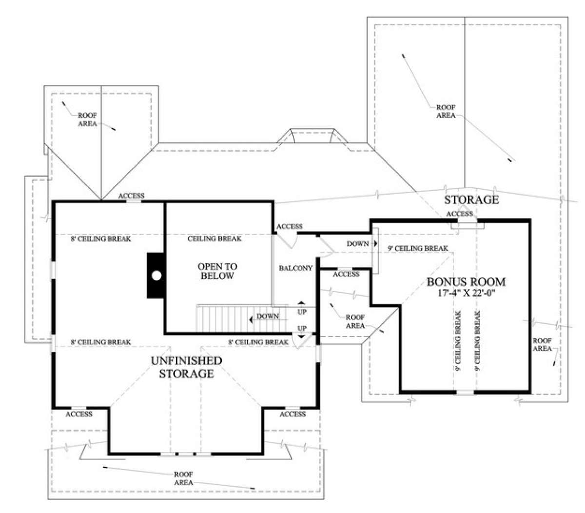 Floorplan 2 for House Plan #7922-00099