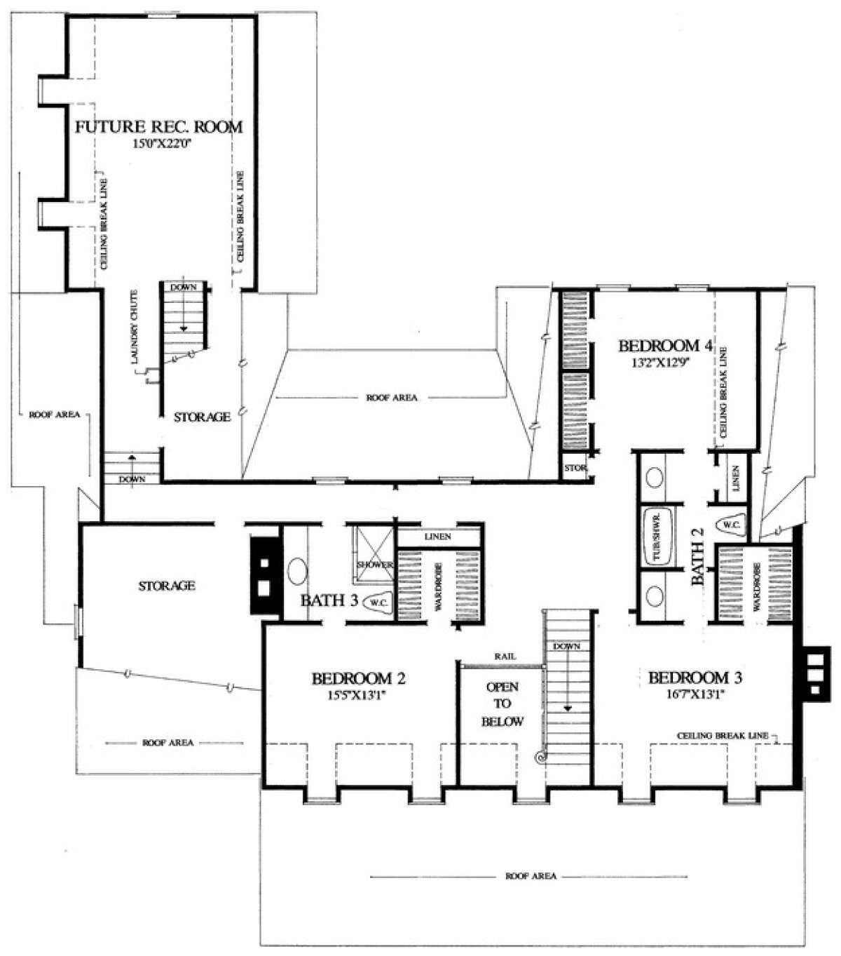 Floorplan 2 for House Plan #7922-00100