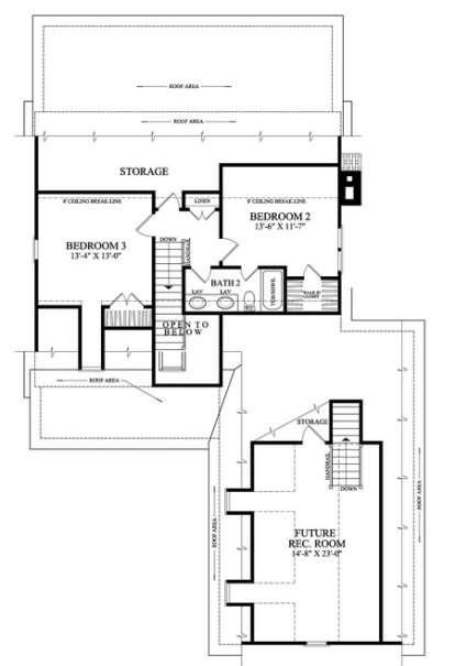 Floorplan 2 for House Plan #7922-00101