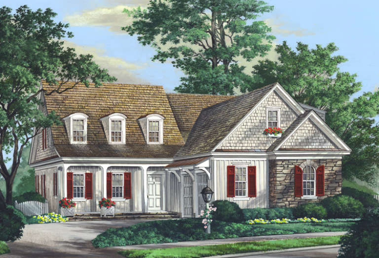 House Plan House Plan #14911 Front Elevation