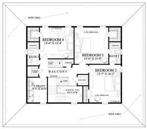 Floorplan 2 for House Plan #7922-00105