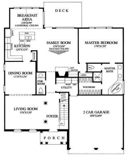 Main Floor  for House Plan #7922-00106