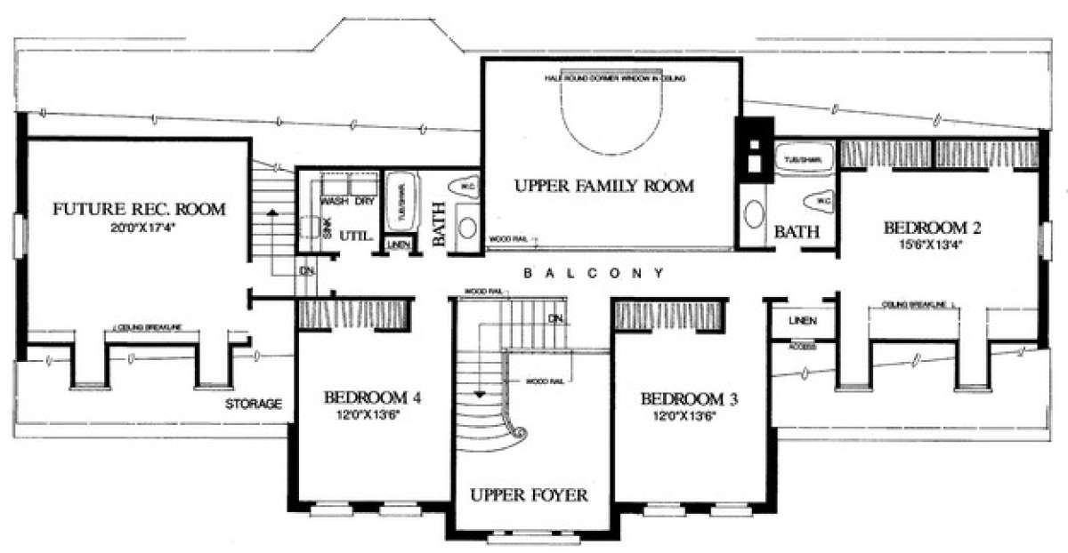 Floorplan 2 for House Plan #7922-00107