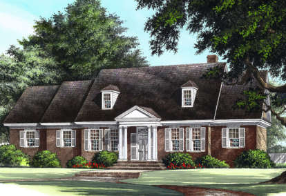 Southern House Plan #7922-00108 Elevation Photo