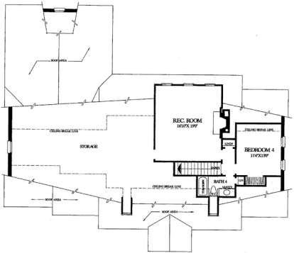 Floorplan 2 for House Plan #7922-00108