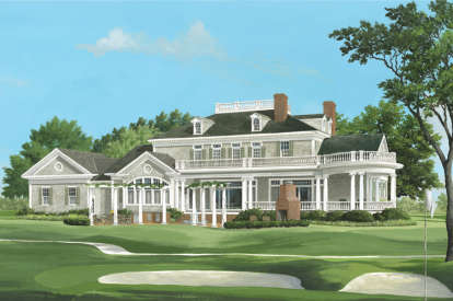 Luxury House Plan #7922-00109 Elevation Photo