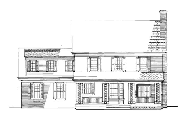 Greek Revival House Plan #7922-00110 Elevation Photo