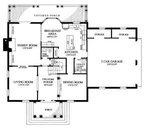 Floorplan 1 for House Plan #7922-00110