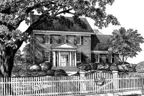 Greek Revival House Plan #7922-00110 Additional Photo