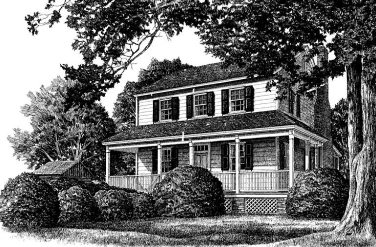 House Plan House Plan #14918 Front Elevation