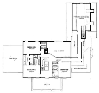 Floorplan 2 for House Plan #7922-00112