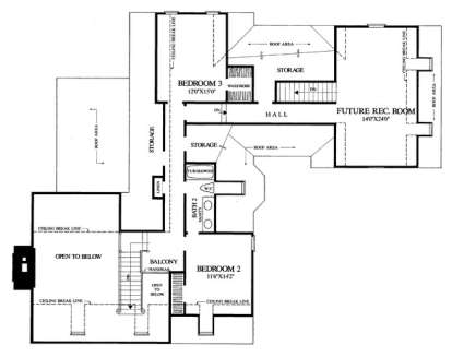 Floorplan 2 for House Plan #7922-00113
