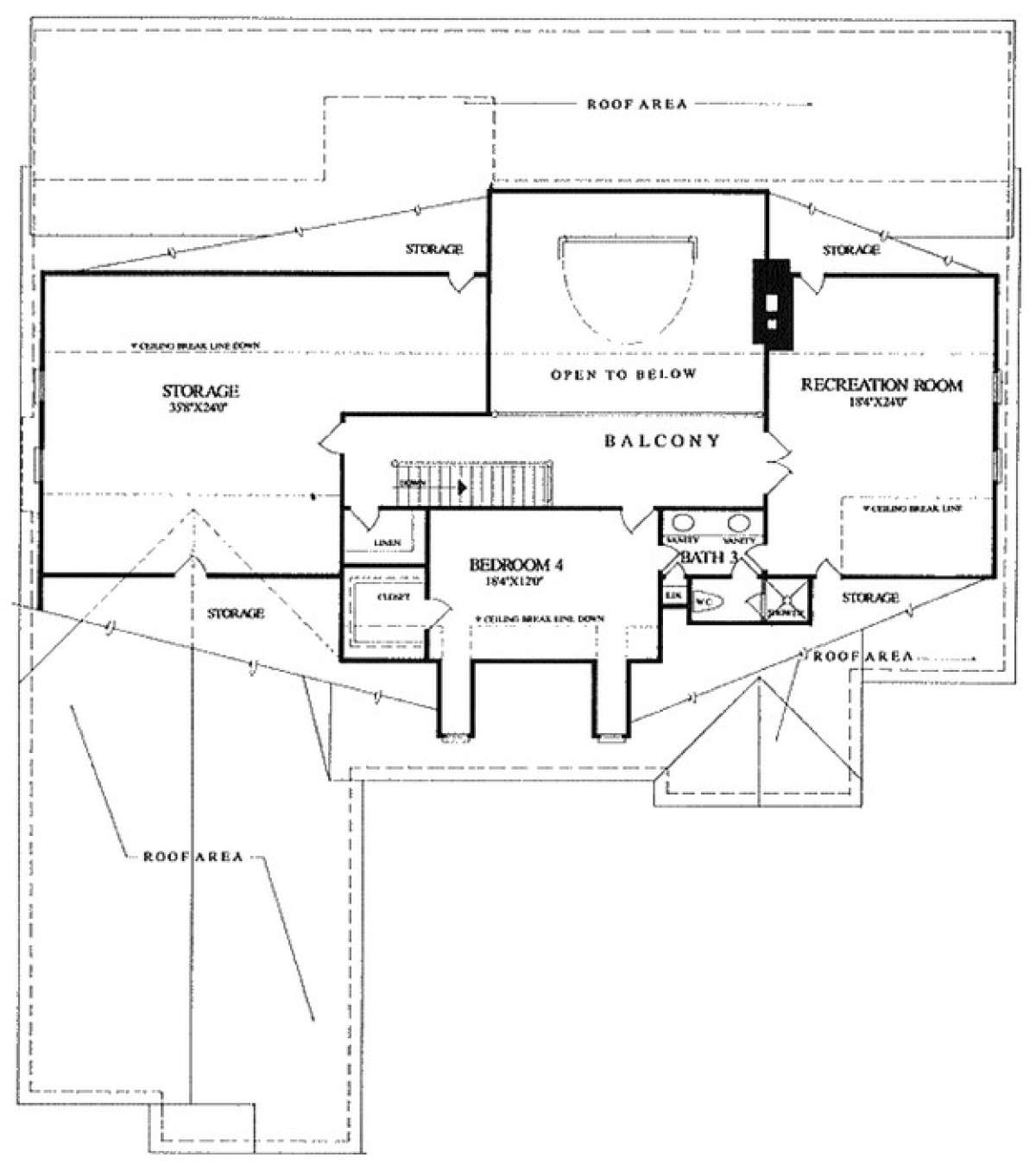 Floorplan 2 for House Plan #7922-00117