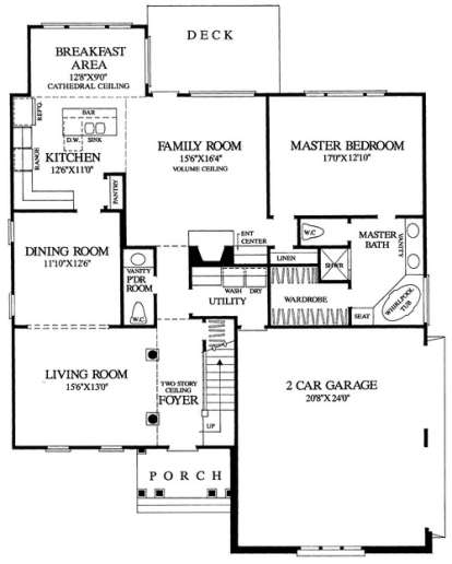 Floorplan 1 for House Plan #7922-00119
