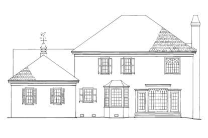 Traditional House Plan #7922-00122 Elevation Photo