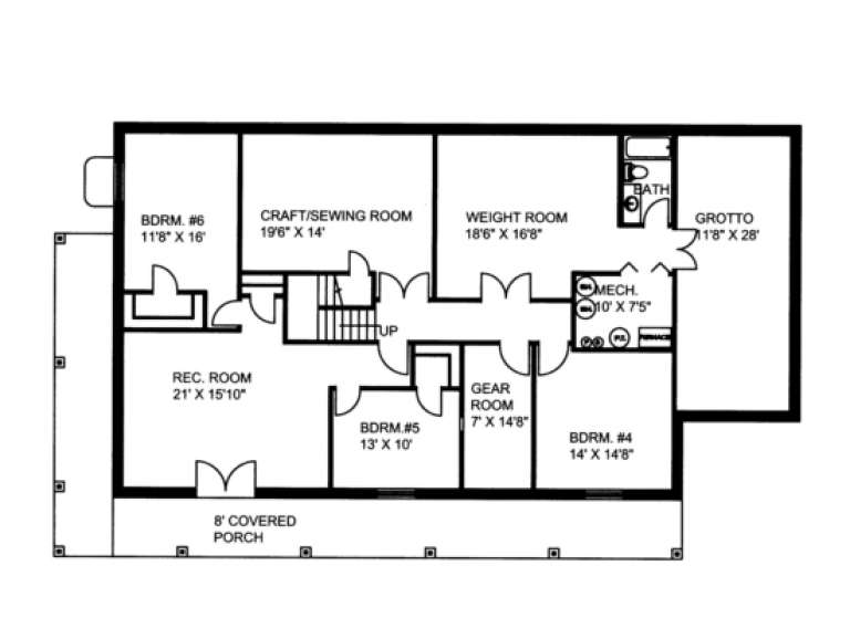 House Plan House Plan #1493 Drawing 1