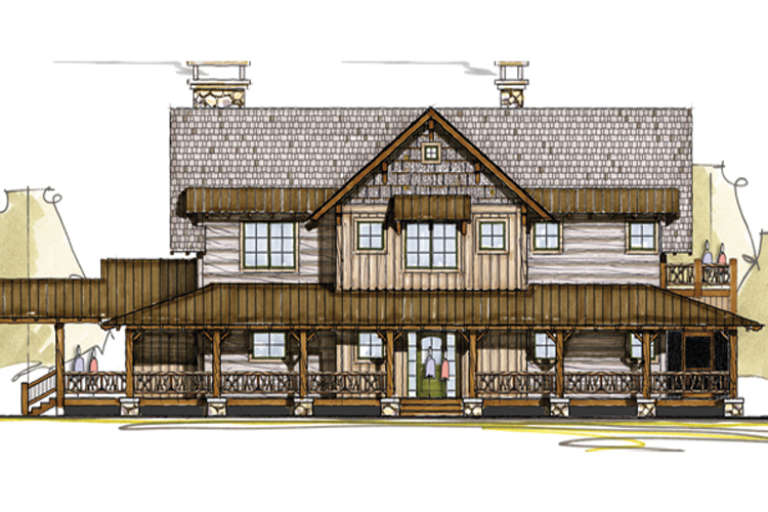House Plan House Plan #14930 Front Elevation