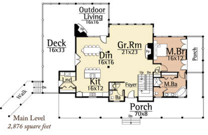 Floorplan 1 for House Plan #8504-00001