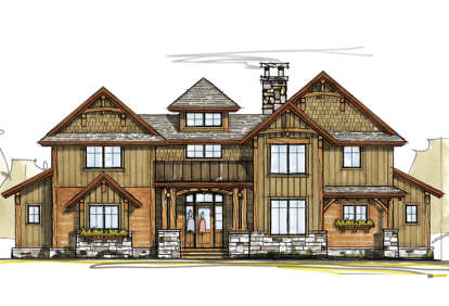 3 Bed, 3 Bath, 2340 Square Foot House Plan - #8504-00003