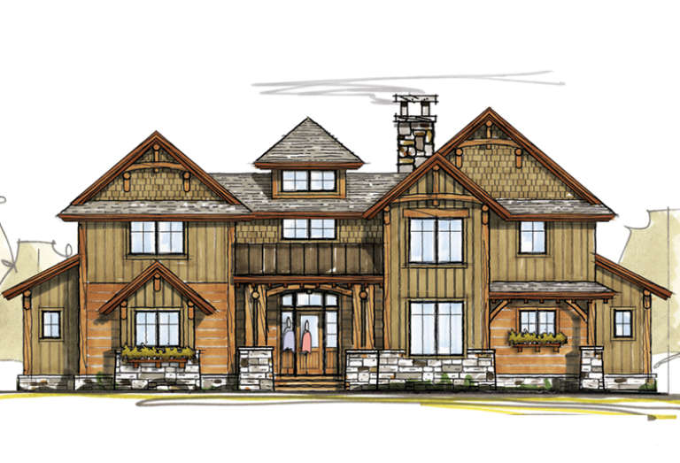 House Plan House Plan #14932 Front Elevation