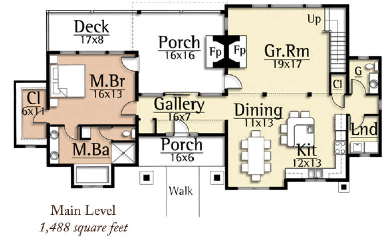 House Plan House Plan #14932 Drawing 1
